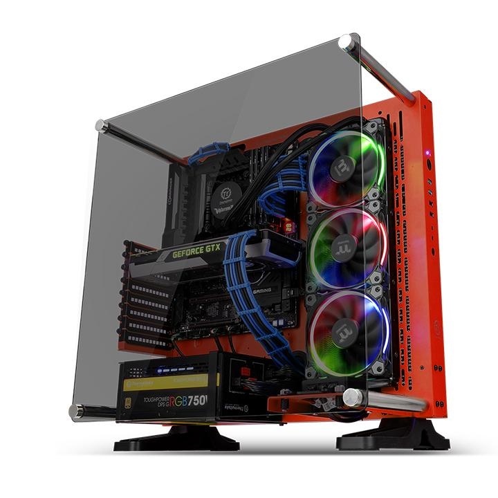 Vỏ case Thermaltake Core P3 TG Red Hàng chính hãng