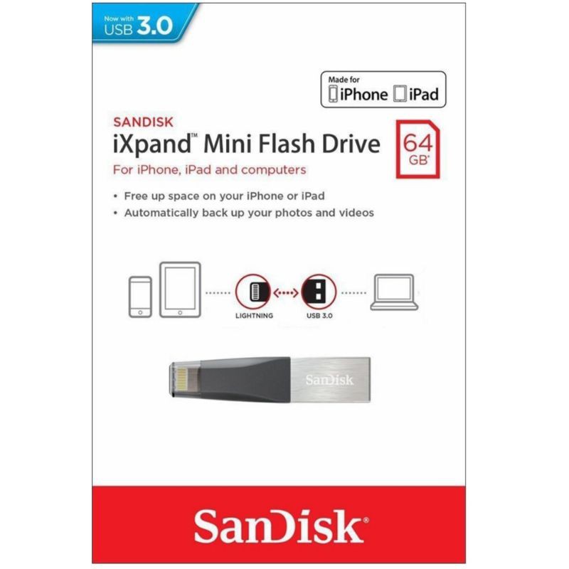 Ổ Đĩa flash Sandisk ixpand 64gb