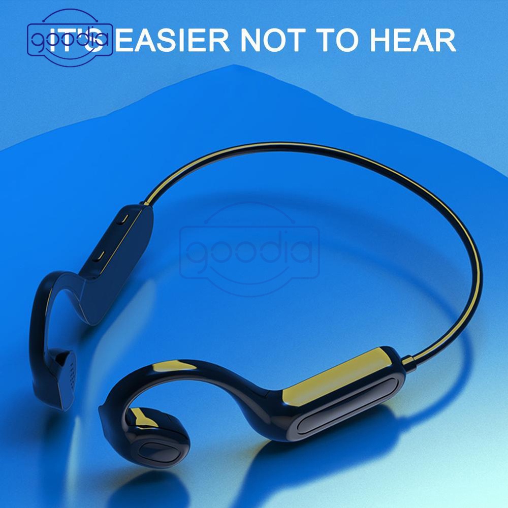Tai nghe Bluetooth 5.1 Q02 truyền âm qua xương chống mồ hôi