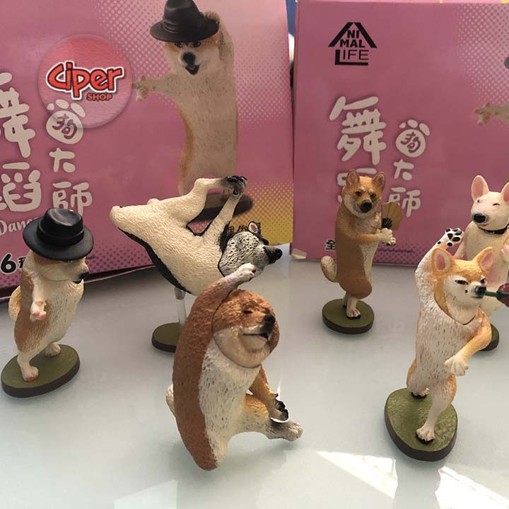 Bộ 6 mô hình Danceing Dog