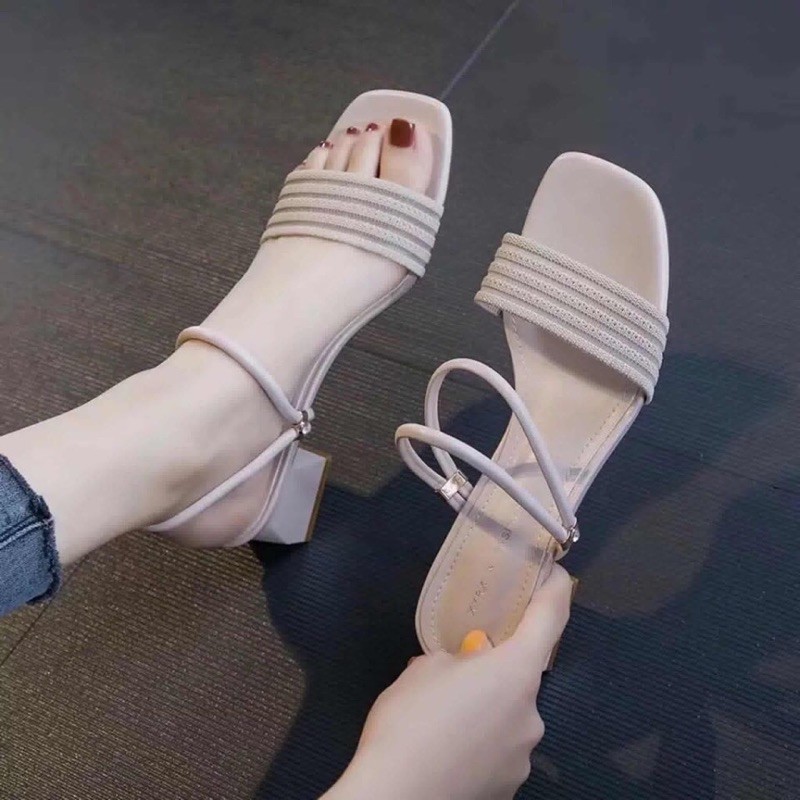 Sandal mang 2 kiểu quai thun - CG442