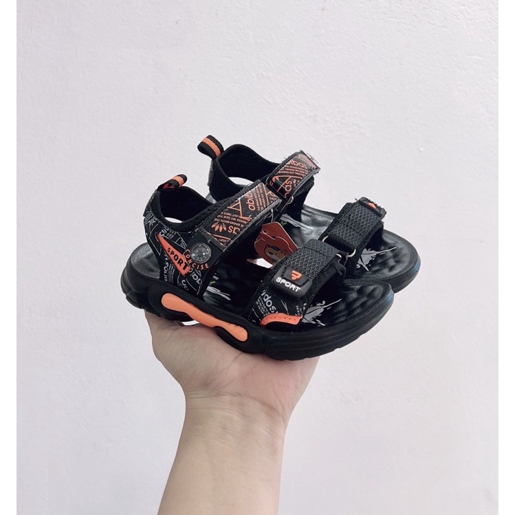 Sandal nội địa TQ cho bé trai - dép quai hậu đi học cho bé (sz27-sz32) khâu đế siêu bền đẹp dáng thể thao khỏe khoắn B3