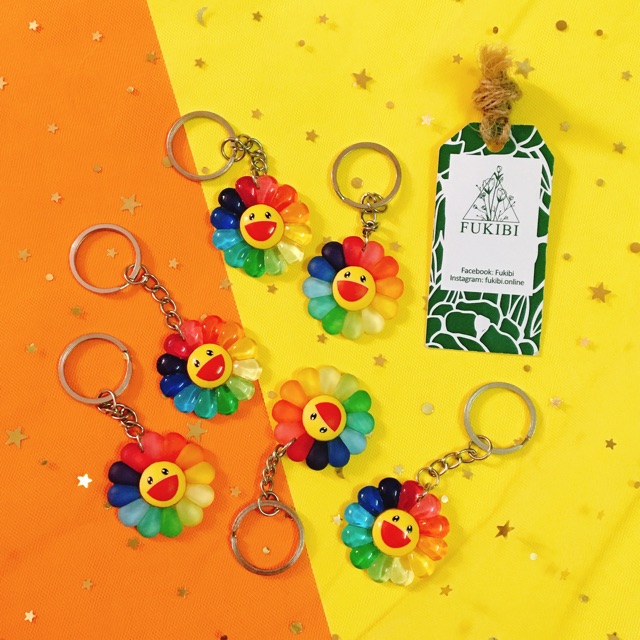 MÓC KHOÁ HOA KAIKAIKIKI 35MM ẢNH THẬT