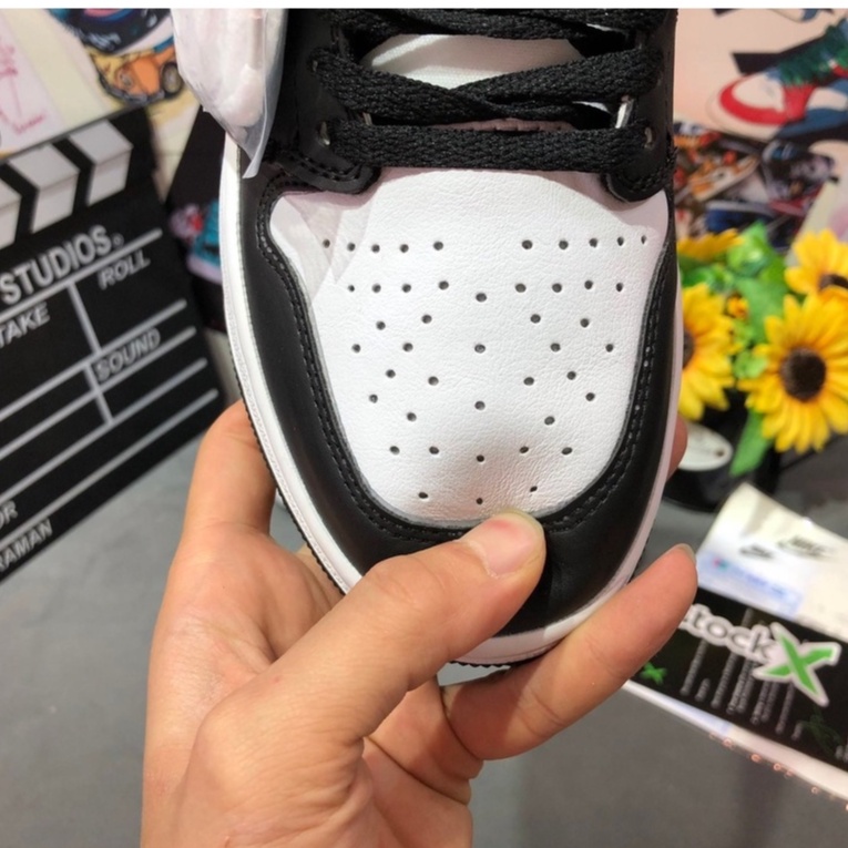 Giày Sneaker JD 1 High, Jordan cổ cao Panda Đen Trắng x OG.  SC chất lượng cao | BigBuy360 - bigbuy360.vn