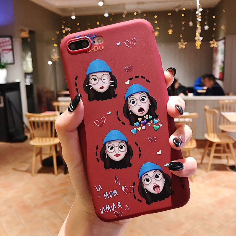 Ốp lưng hình mèo xinh xắn cho điện thoại iPhone 8 7 6s 6 x XR XS Max Plus | BigBuy360 - bigbuy360.vn