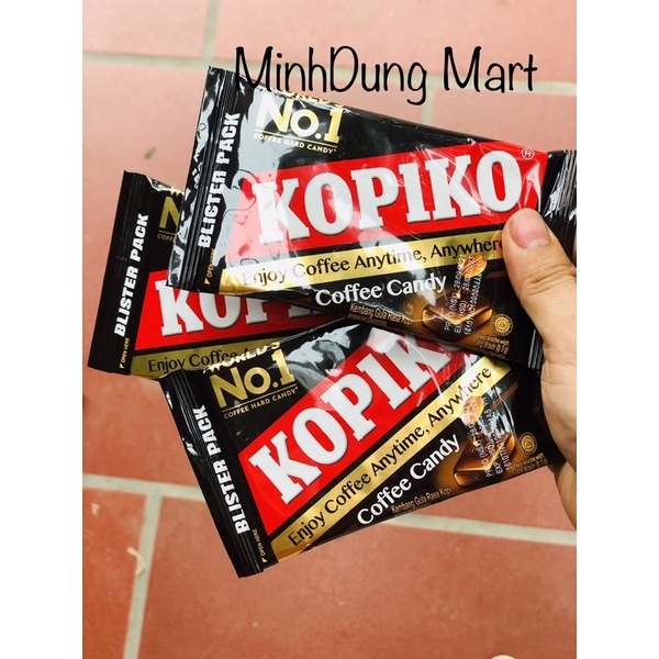 Vỉ kẹo cà phê KOPIKO 8 viên 24g