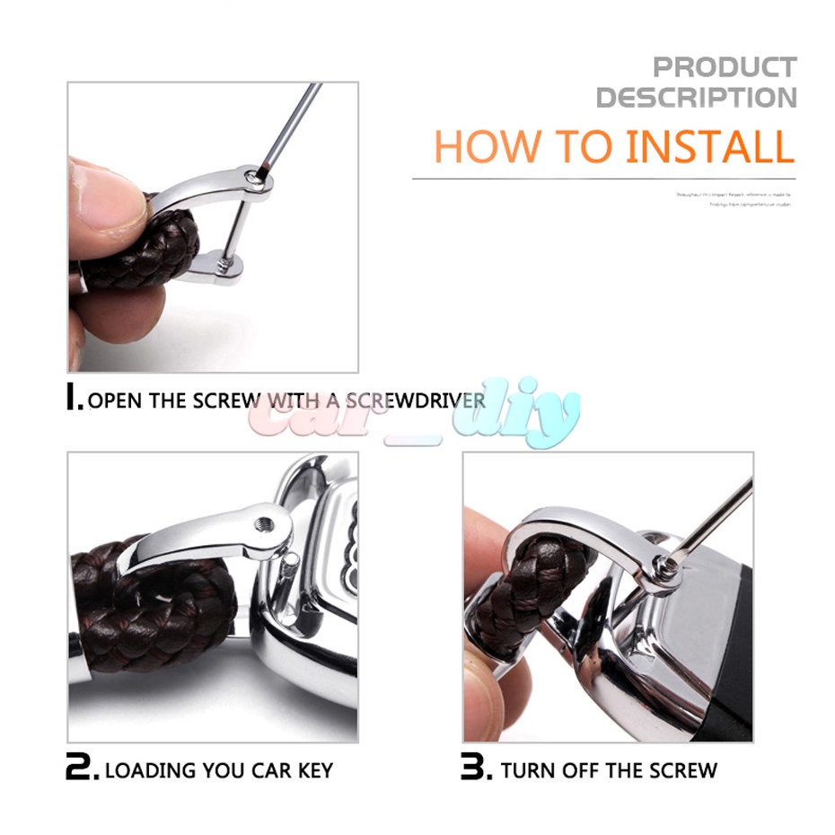 Móc Chìa Khóa Xe Hơi Citroen C3 C5 C1 DS3 Berlingo C4 Xsara Picasso Chuyên Dụng