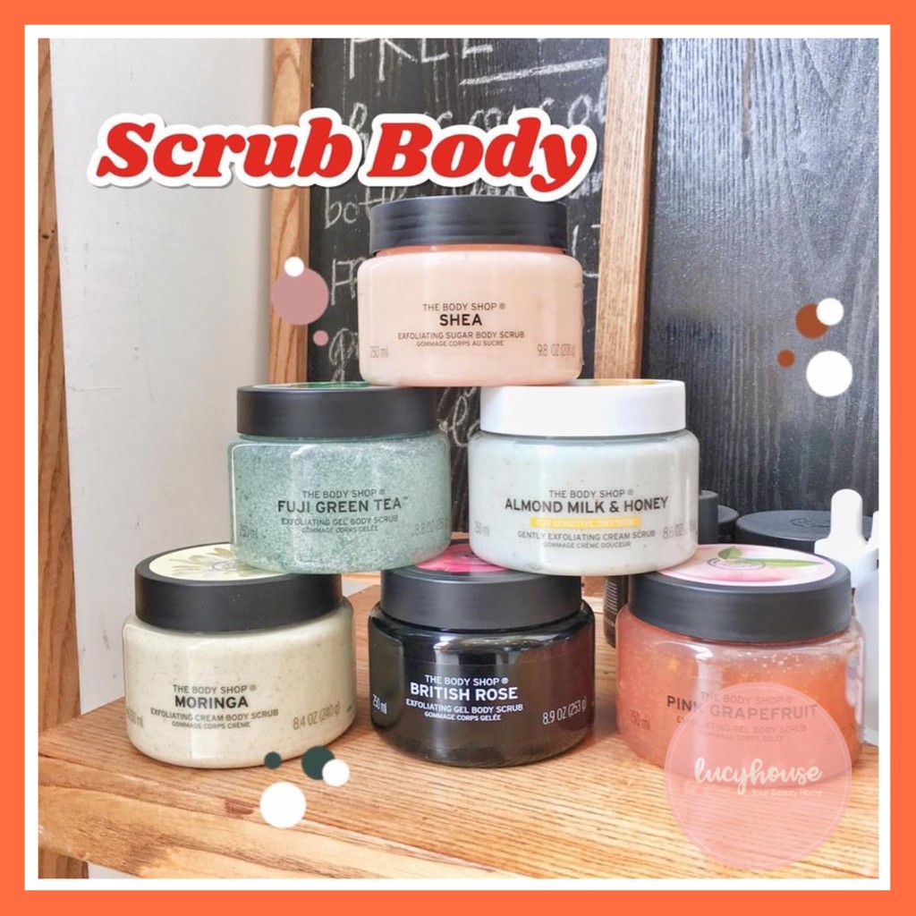 Tẩy da chết toàn thân the body shop