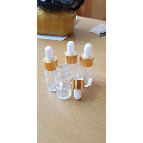 Lọ chiết tinh chất chiết serum có núm bóp tinh chất dung tích 5ml 10ml (Loại có ống thủy tinh)