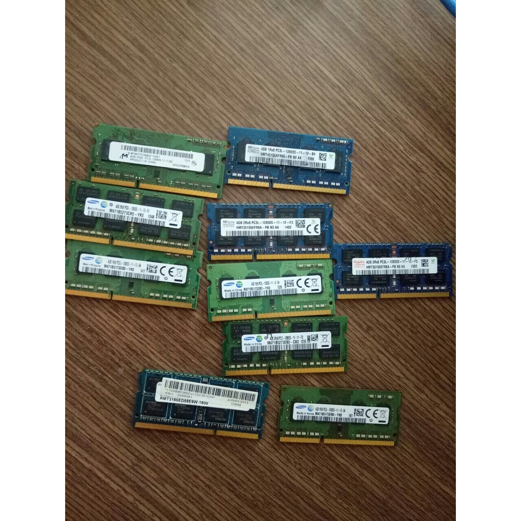 Ram laptop 4GB DDR3, DDR3L bus 1600MHz | Ram laptop tháo máy | BigBuy360 - bigbuy360.vn