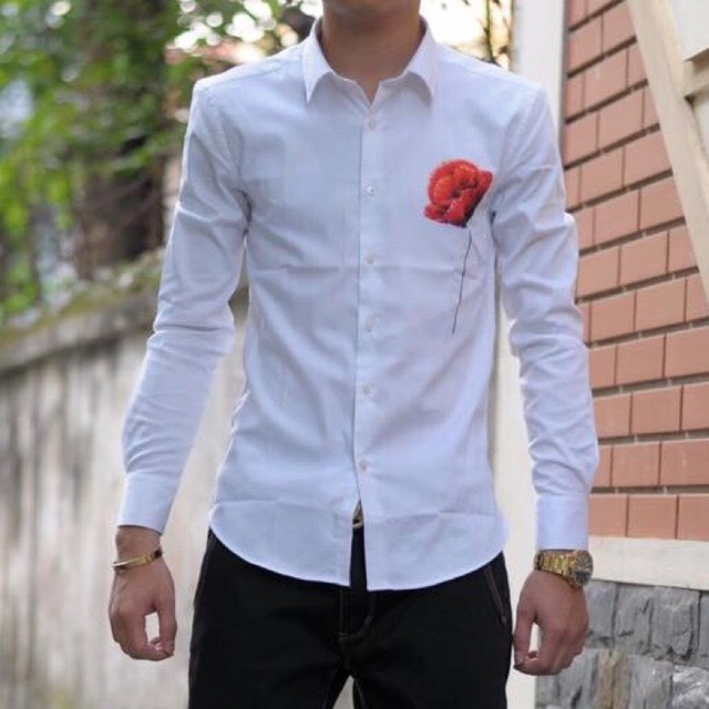 Áo sơ mi nam 100% cotton hàng Quảng Châu