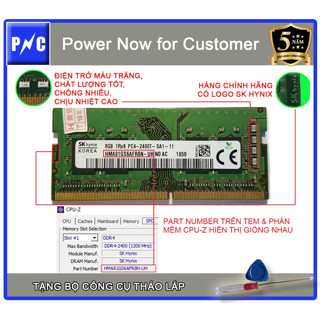 3 NGÀY XẢ KHO Ram Laptop CHÍNH HÃNG Samsung/SK hynix DDR4 4GB/8GB BUS 2400, BH 5 năm | BigBuy360 - bigbuy360.vn