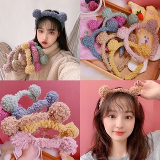 🌸 Băng đô cài tóc gấu lông cừu siêu mịn 🌸