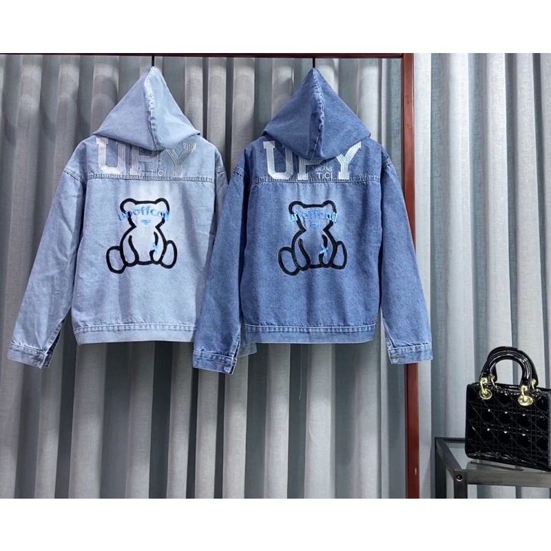 [THỜI TRANG HÈ] Áo Khoác Nữ Jean AIORI Áo Khoác Jeans Cao Cấp Có Nón Form Rộng Freesize Mẫu Thiết Kế Mới Đẹp