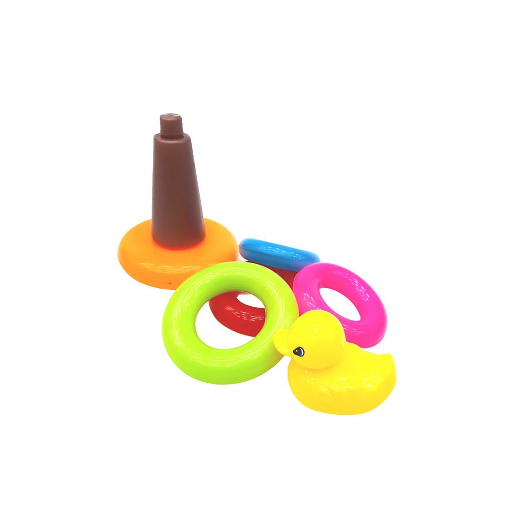 Đồ chơi xếp tháp vòng Vịt nhí HT710
