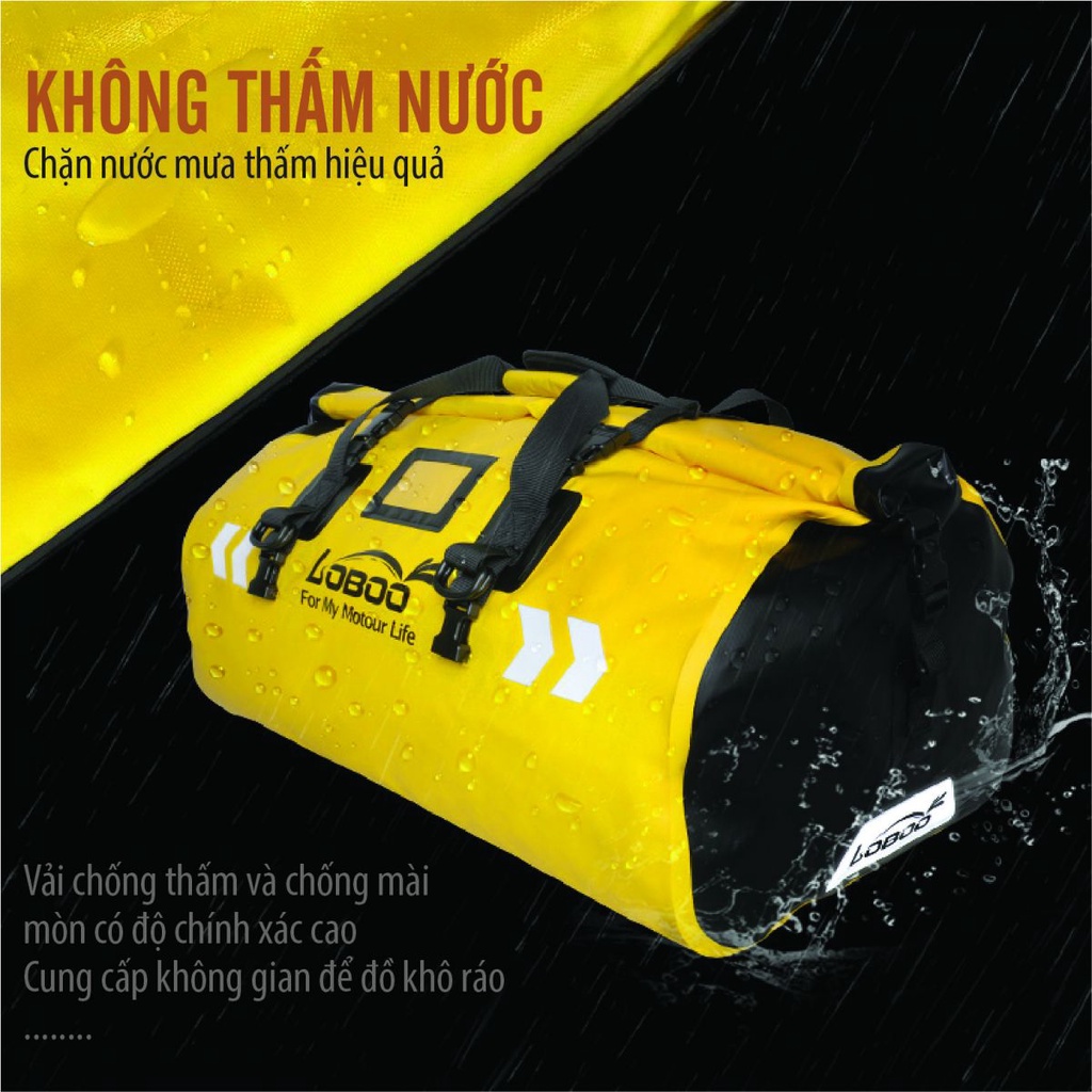 TÚI CHỐNG NƯỚC LOBOO 40L - Home Motocycle Workshop