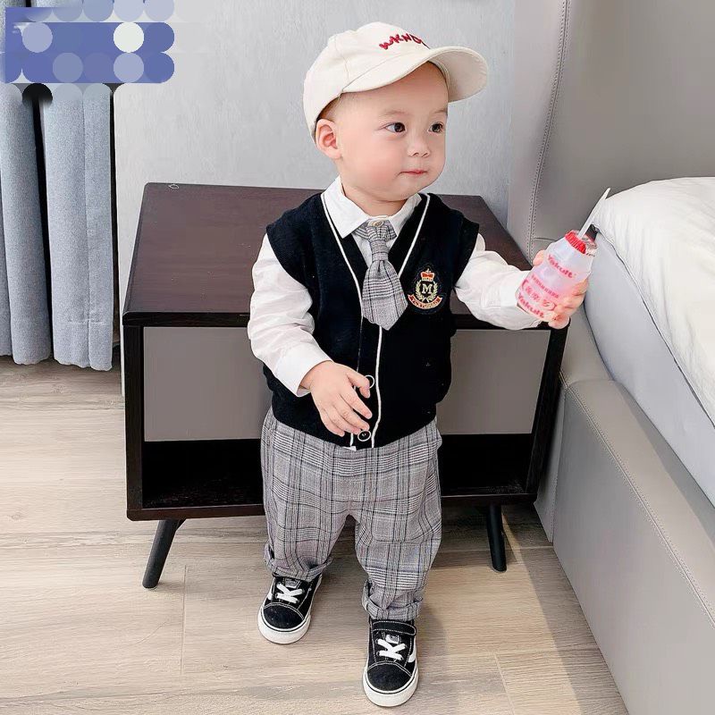 Sét công tử 4 chi tiết của bé trai 8-18kg