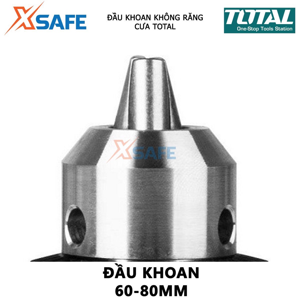 Đầu khoan (không răng cưa) TOTAL năng khoan 1.0 - 20mm, đầu khoan 60-115mm - [XSAFE]