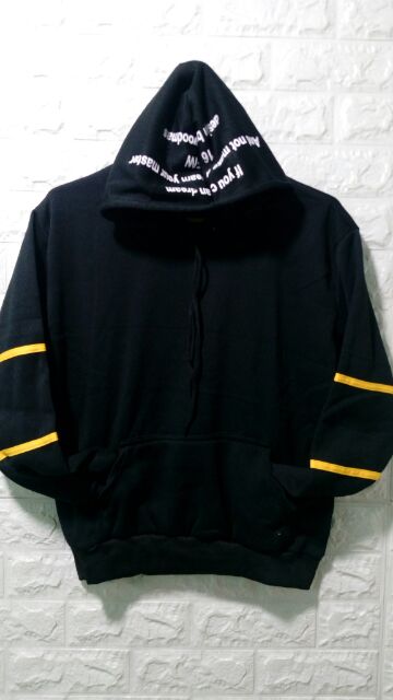 Áo hoodie sọc đen free size (kèm ảnh thật) | BigBuy360 - bigbuy360.vn