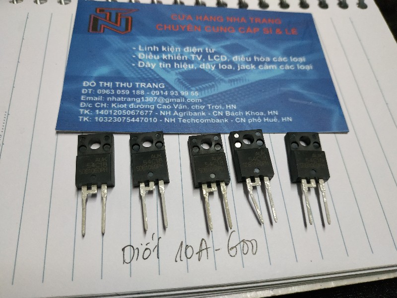 Diot Xung 10A 600A - Combo 10 Cái