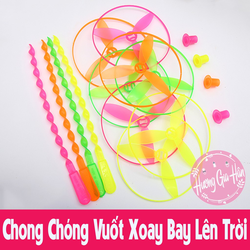 [Mã TOYJAN hoàn 20K xu đơn 50K] Chong Chóng Vuốt Xoay Bay Lên Trời - goodbaby, luvamo, hanhdecal, shop mẹ xôi