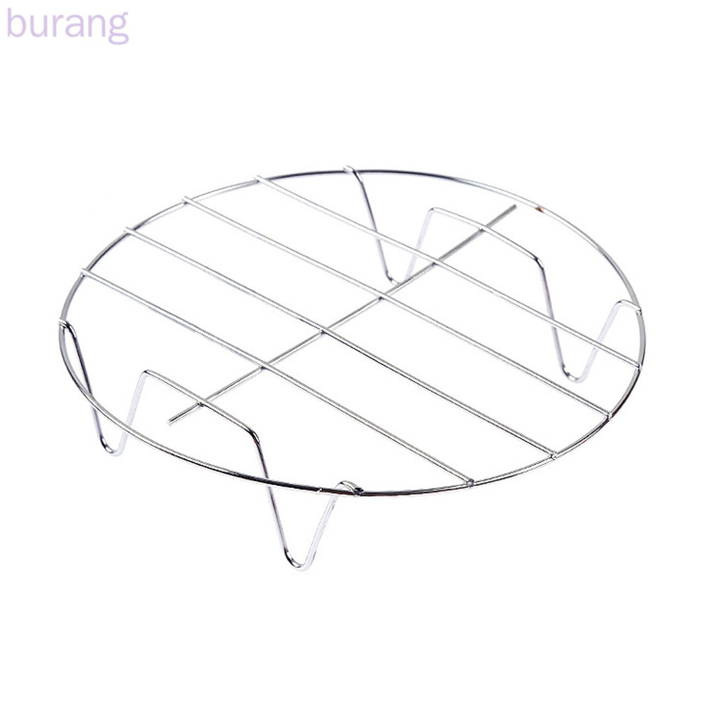 Giá hấp bằng thép không gỉ chân đế cao tiện dụng cho nhà bếp