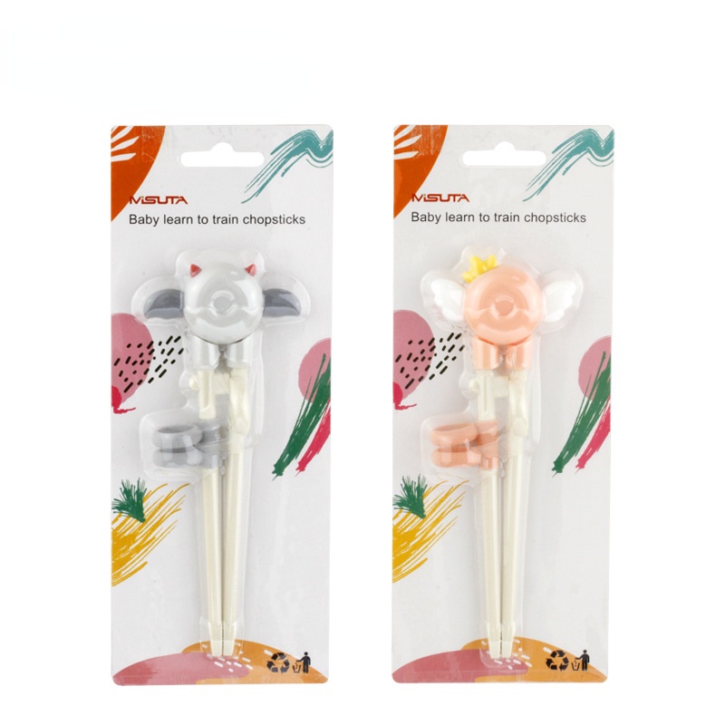 Đũa Tập Ăn Họa Tiết Hoạt Hình Xinh Xắn Dành Cho Bé