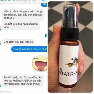 [Chuẩn Úc]Chai xịt họng keo ong Vitatree -Giảm ngứa rát cổ họng, viêm họng của Úc