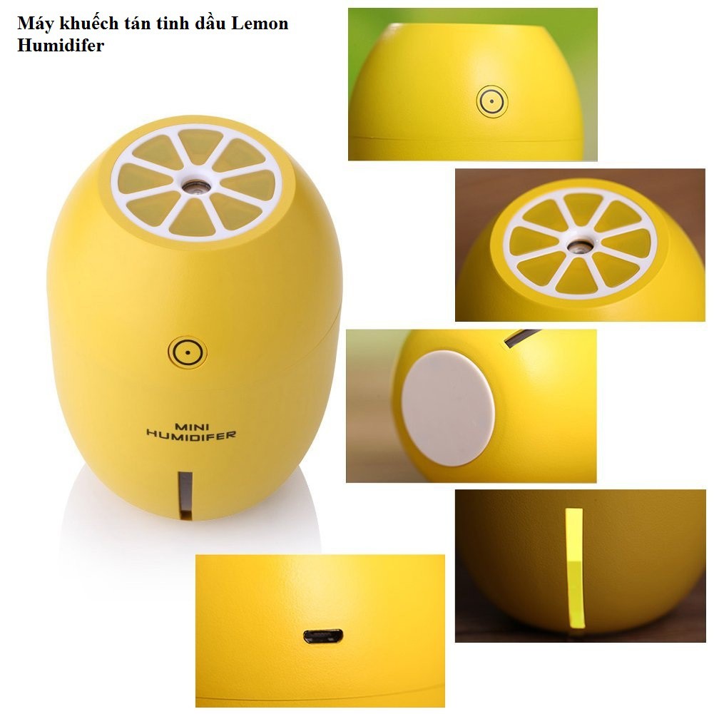 Máy khuếch tán tinh dầu tạo độ ẩm và đuổi muỗi Lemon Humidifer