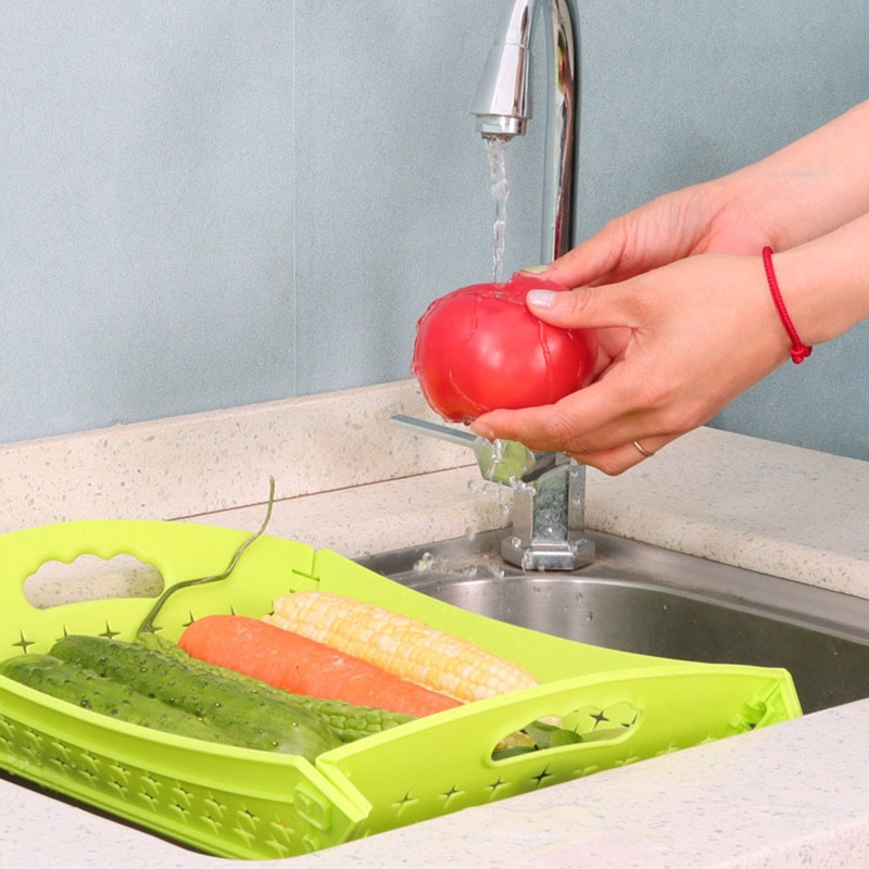 Thớt Cắt Thực Phẩm Đa Năng 3 Trong 1 Có Thể Gấp Gọn Tiện Dụng Mang Theo Du Lịch Cắm Trại