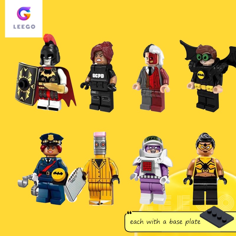 Bộ Đồ Chơi Lắp Ráp Lego Hình Mặt Người Dơi Bằng Cao Su