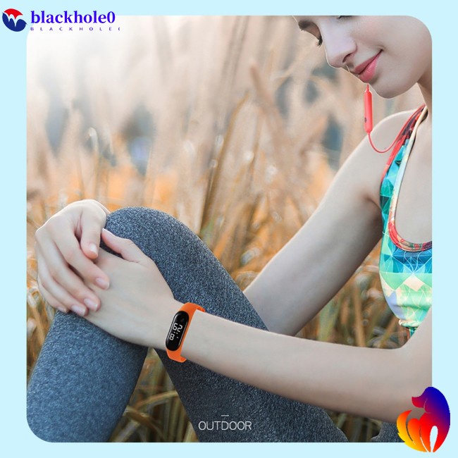 Đồng Hồ Đeo Tay Điện Tử Màn Hình Led Dây Silicone Thời Trang Cho Nam Nữ