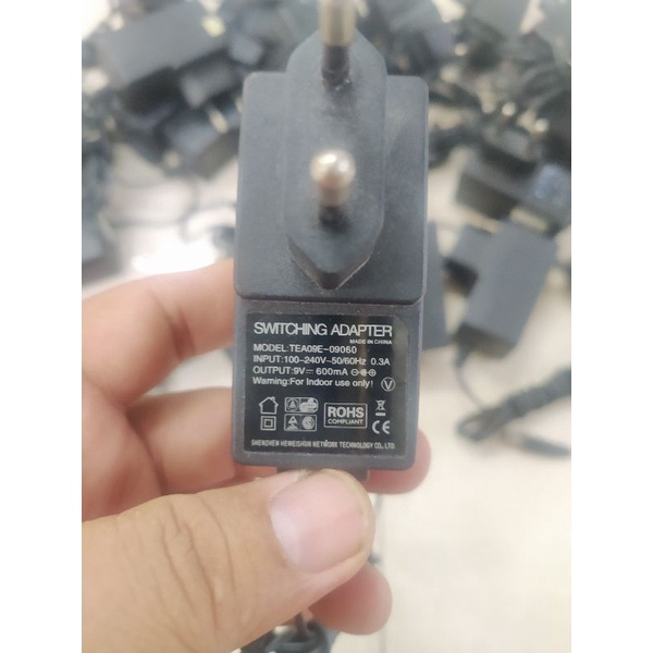 Nguồn wifi Tenda 9v-0.6a nguồn chân to 5.5x2.5mm 9v-1a