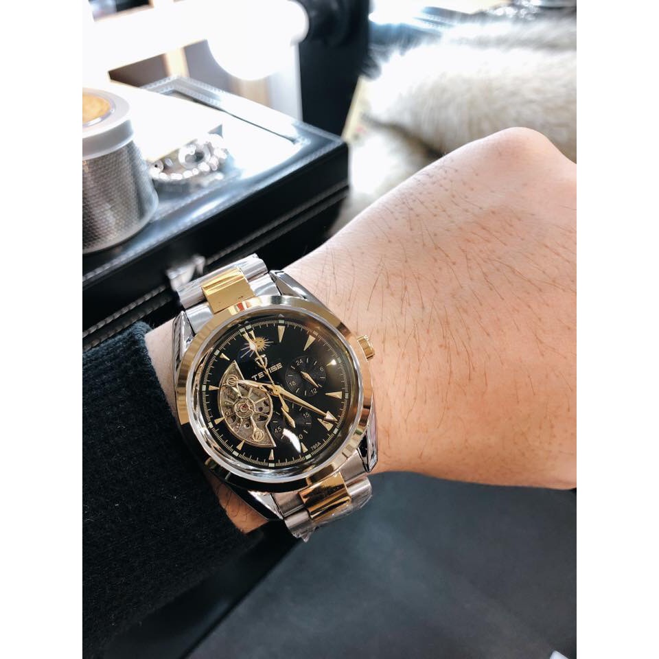 [XẢ KHO GIÁ SỈ] Đồng Hồ Nam Cơ Lộ Tim Tevise Sang Trọng | BigBuy360 - bigbuy360.vn