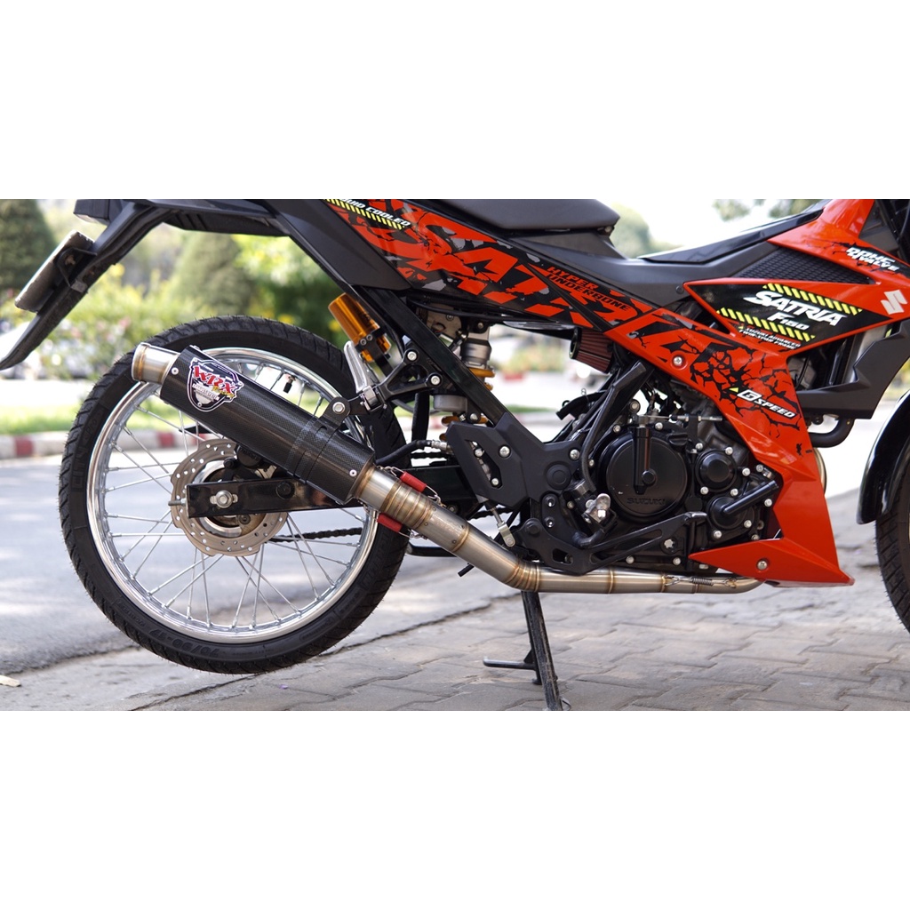 Cổ pô WRX Satria FI / Raider FI 32 - 51mm