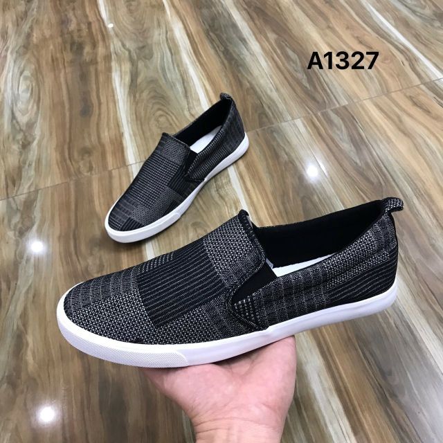 Giày lười Leyo ca rô