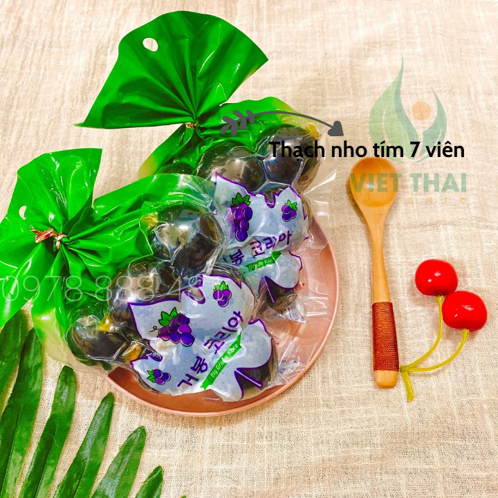 [Mã 267FMCGSALE giảm 8% đơn 500K] [SIÊU NGON ĐỦ VỊ] Thạch Nho Hàn Quốc - Mềm Mềm Dẻo Dẻo (Việt Thái Organic) | BigBuy360 - bigbuy360.vn