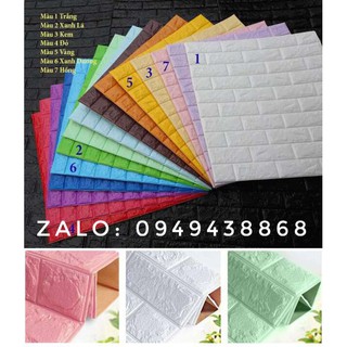 Xốp dán tường 3D - Giả Gỗ