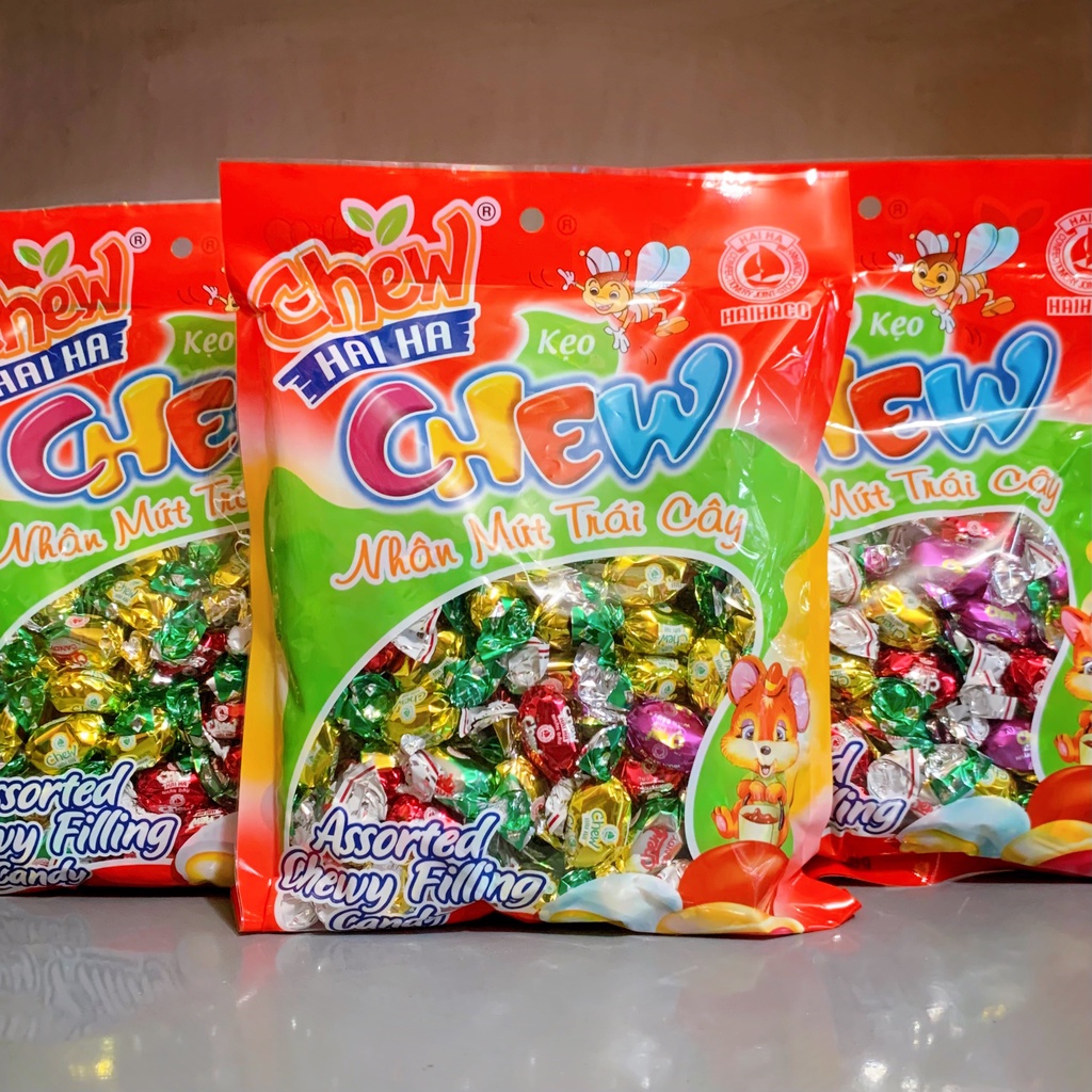 Kẹo Chew Mềm Nhân Mứt Trái Cây Hải Hà Gói 350g