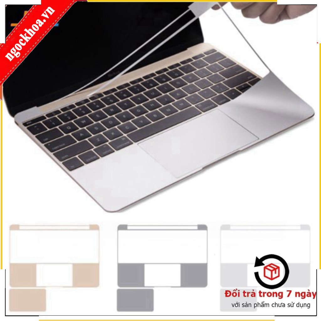 T-  Miếng dán kê tay + Tracpad Macbook 13 Từ Đời 2012 Đến 2020 - Chính Hãng JRC