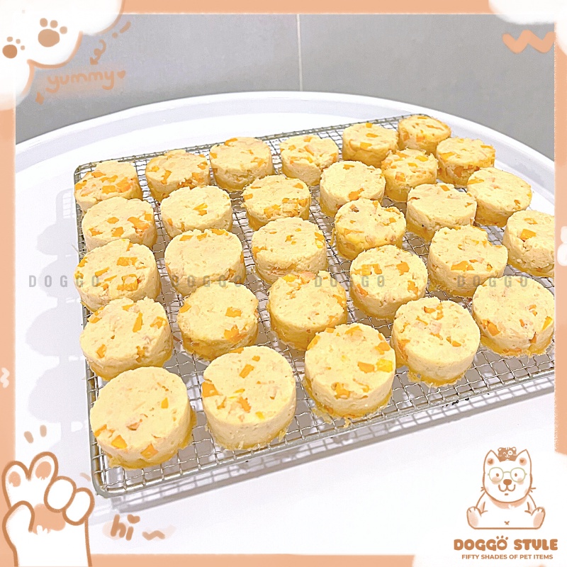 Treat Bánh Thưởng Cho Chó Mèo Phi Lê Gà Trộn Rau Củ Sấy Khô DOGGOSTYLE Homemade Không Chất Bảo Quản 50G