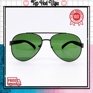 Kính râm Ridon thời trang cho nam giới, Kính mát gọng kim loại mắt thuỷ tinh chống tia uv400 bảo vệ mắt tối ưu