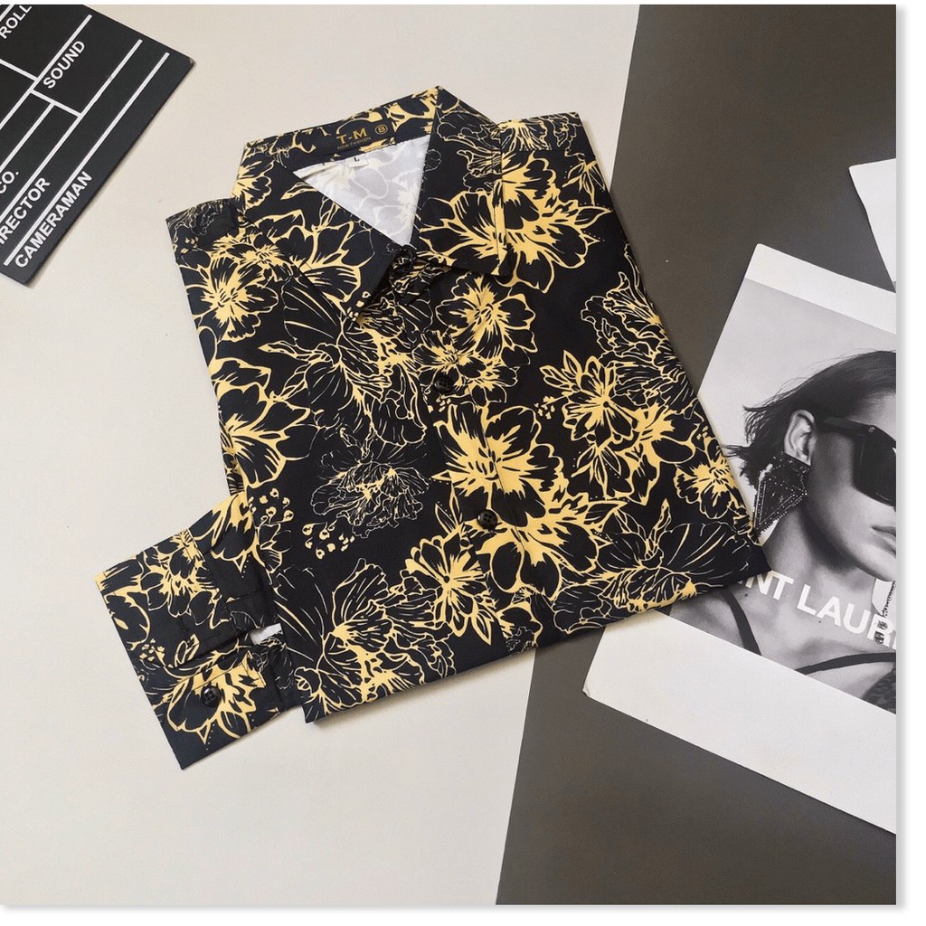 Áo sơ mi 3D DÀI TAY HOẠ TIẾT ĐẶC SẮC CỰC CHẤT CHO AE KME FASHION