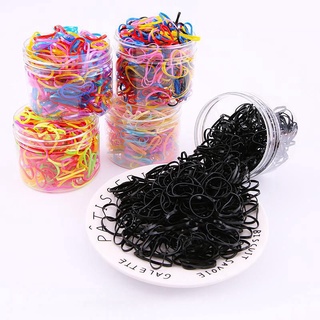 Set 300 Dây Buộc Tóc Cao Su Dày Dặn Nhiều Màu Sắc Dành Cho Nữ