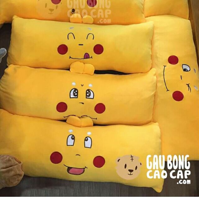 Gối Ôm #QooBee Hot 💥Size 80cm. Gòn sợi