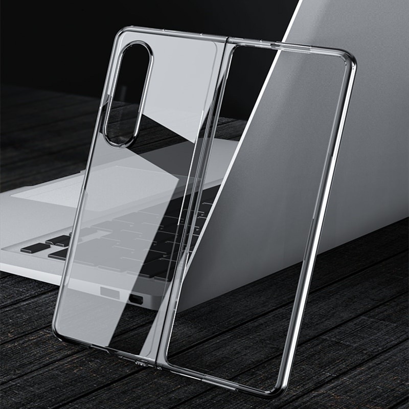 Ốp lưng trong cứng cho Samsung Z Fold 3 5G chống ố màu khoe trọn vẹn máy