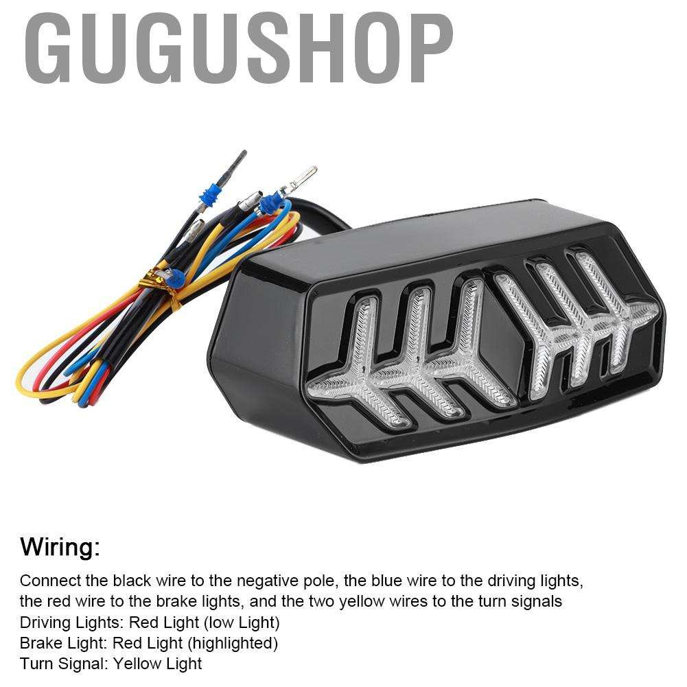 👍Hàng Sẵn Gugushop Đèn Tín Hiệu Đuôi Xe Mô Tô Honda Msx125 Cbr650F Đèn hậu MSX125 Monster tích hợp xi nhan đèn stop tích hợp xinhan chạy hiệu ứng Honda - đèn hậu xi nhan msx 125