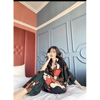PIJAMA lụa mango lập thể CAO CẤP