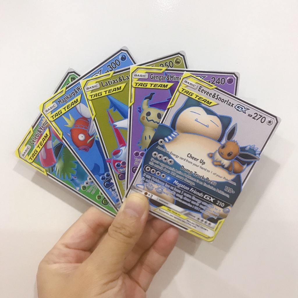 [BÀI IN] Trọn bộ 120 Thẻ bài Pokemon TAG TEAM đã phát hành