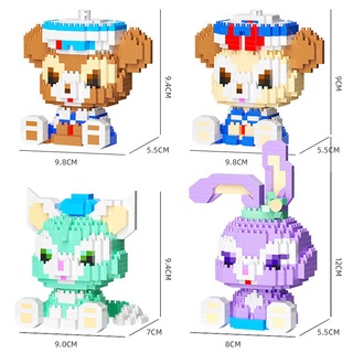 Đồ chơi lắp ráp mô hình nhân vật hoạt hình Disney cho bé